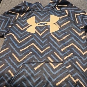 Under Armour Blue and Cream Chevron Sweatshirt